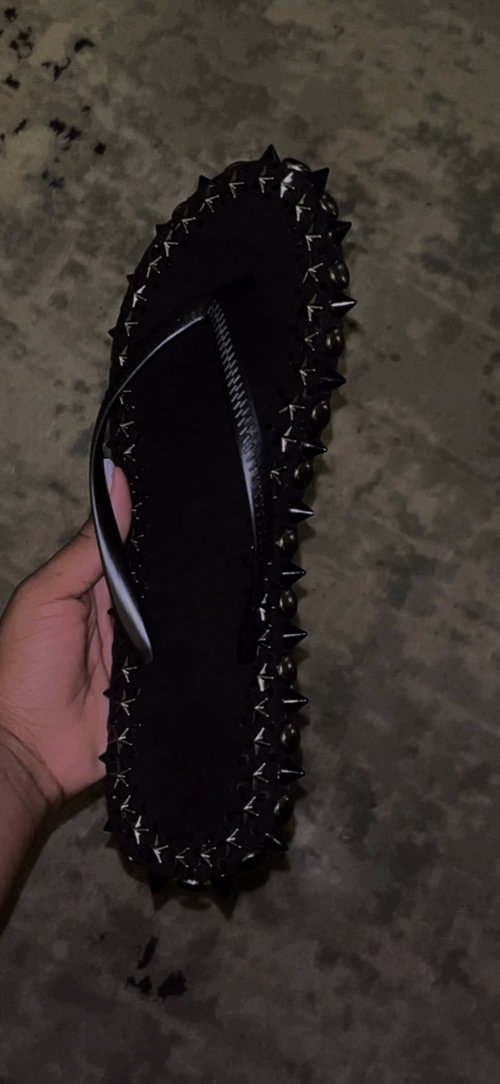Studded Flip Flops