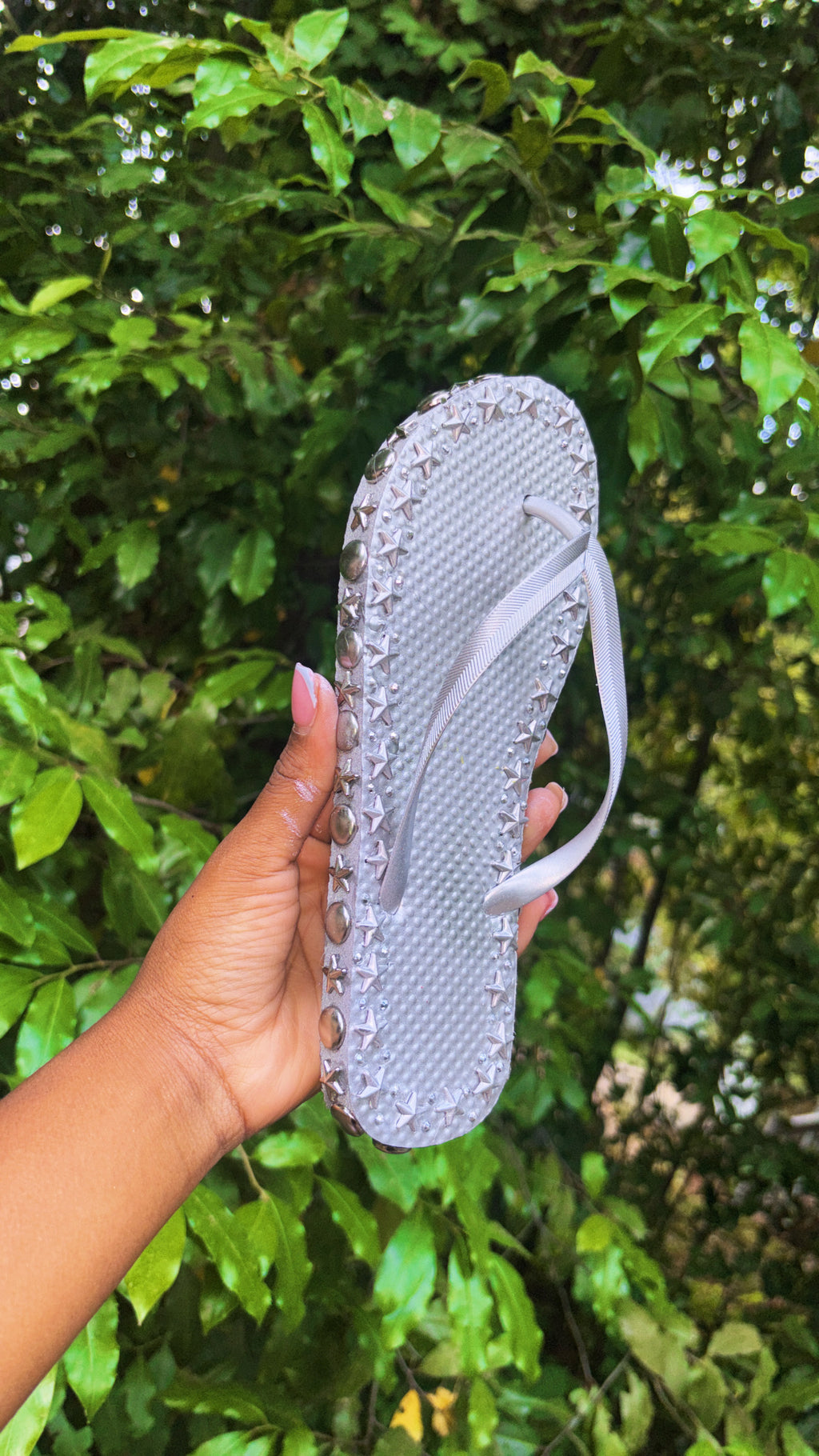 Studded Flip Flops
